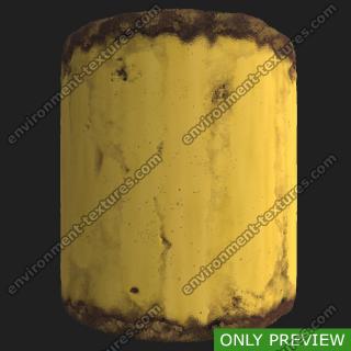 PBR Texture of Banana Skin